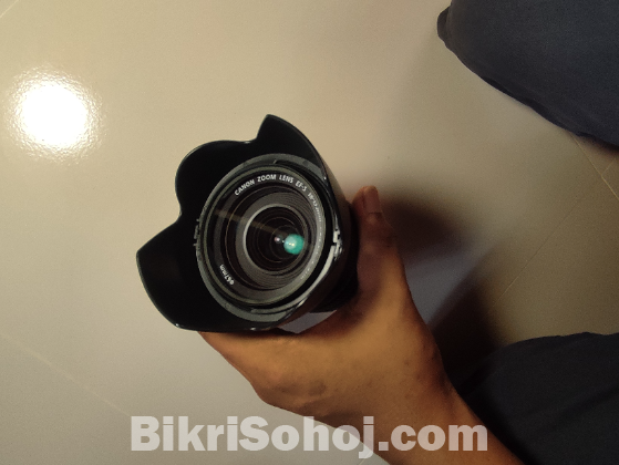 canon 750d with 18- 135 STM lens ✅